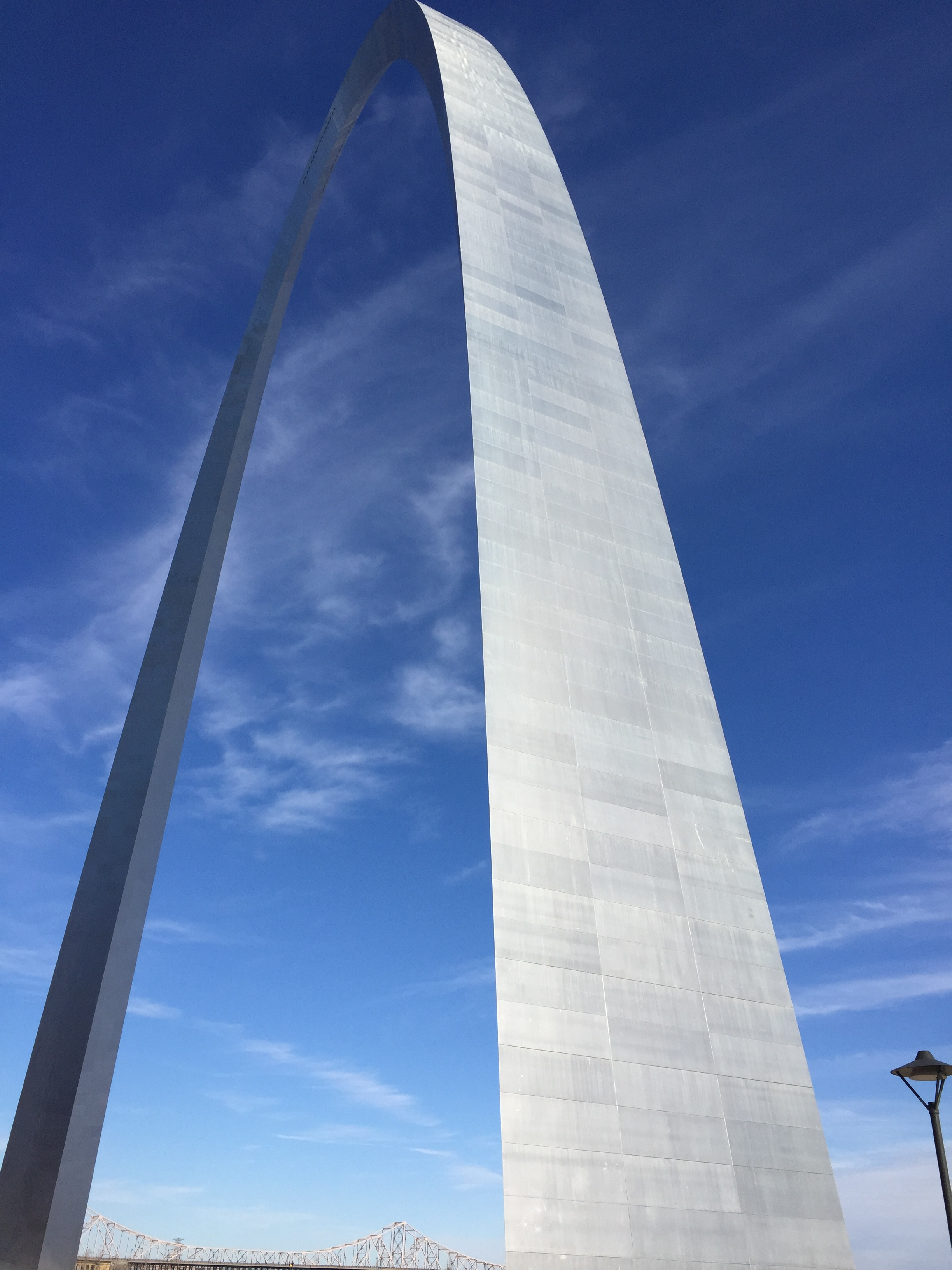At the Base of the St. Louis Gateway Arch